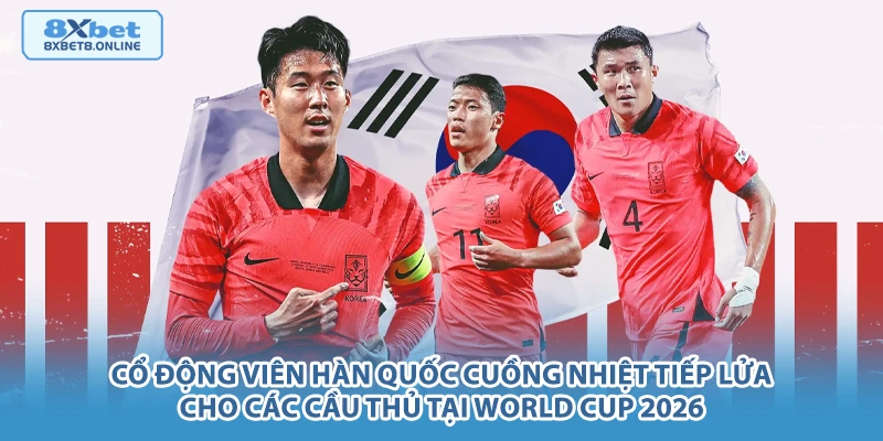 Cổ động viên Hàn Quốc cuồng nhiệt tiếp lửa cho các cầu thủ tại World Cup 2026.